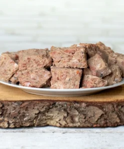 Compleet menu kip met zalm voor katten (gehakt)